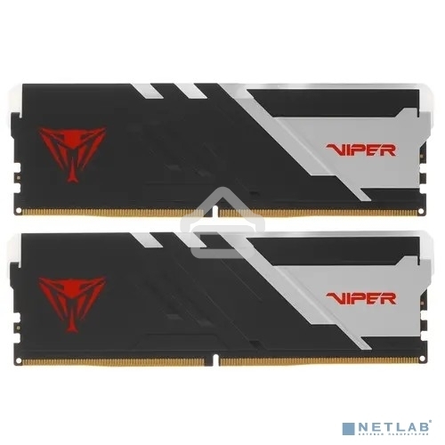 Оперативная память Patriot Viper Venom, DDR5, 32GB (2x16GB), 5600MHz, CL36, DIMM, с радиаторами, RGB, черный