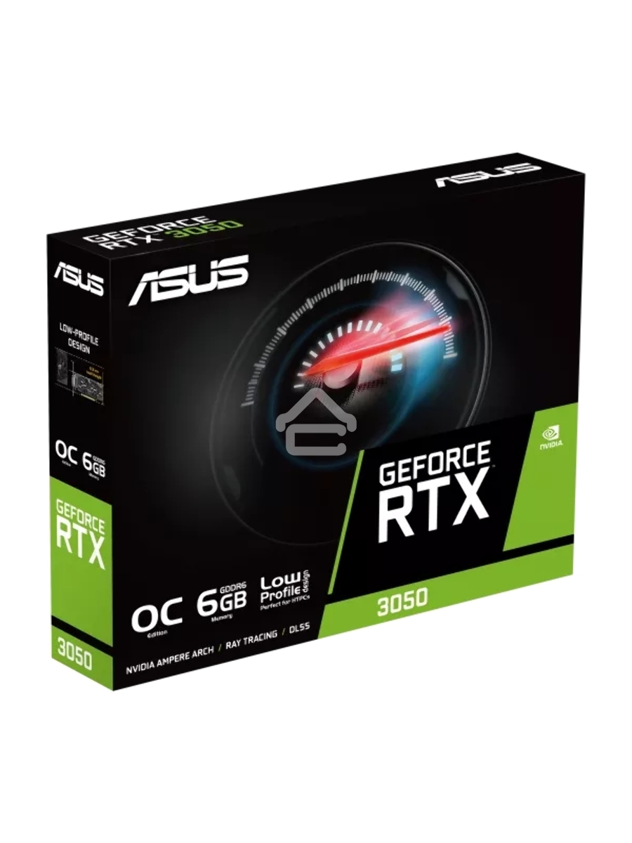 Видеокарта ASUS RTX3050 6GB RTX3050-O6G-LP-BRK PCIE16 RTX3050,DVI,HDMI,DP,6G,D6