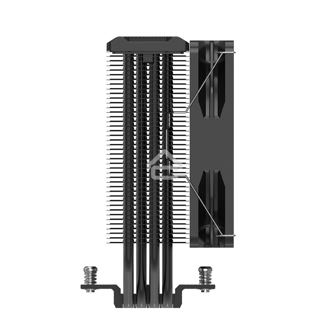 Кулер PCCooler Paladin EX400 черный 120мм алюминий+медь 1800rpm 28.6db 4-pin 180W 157мм