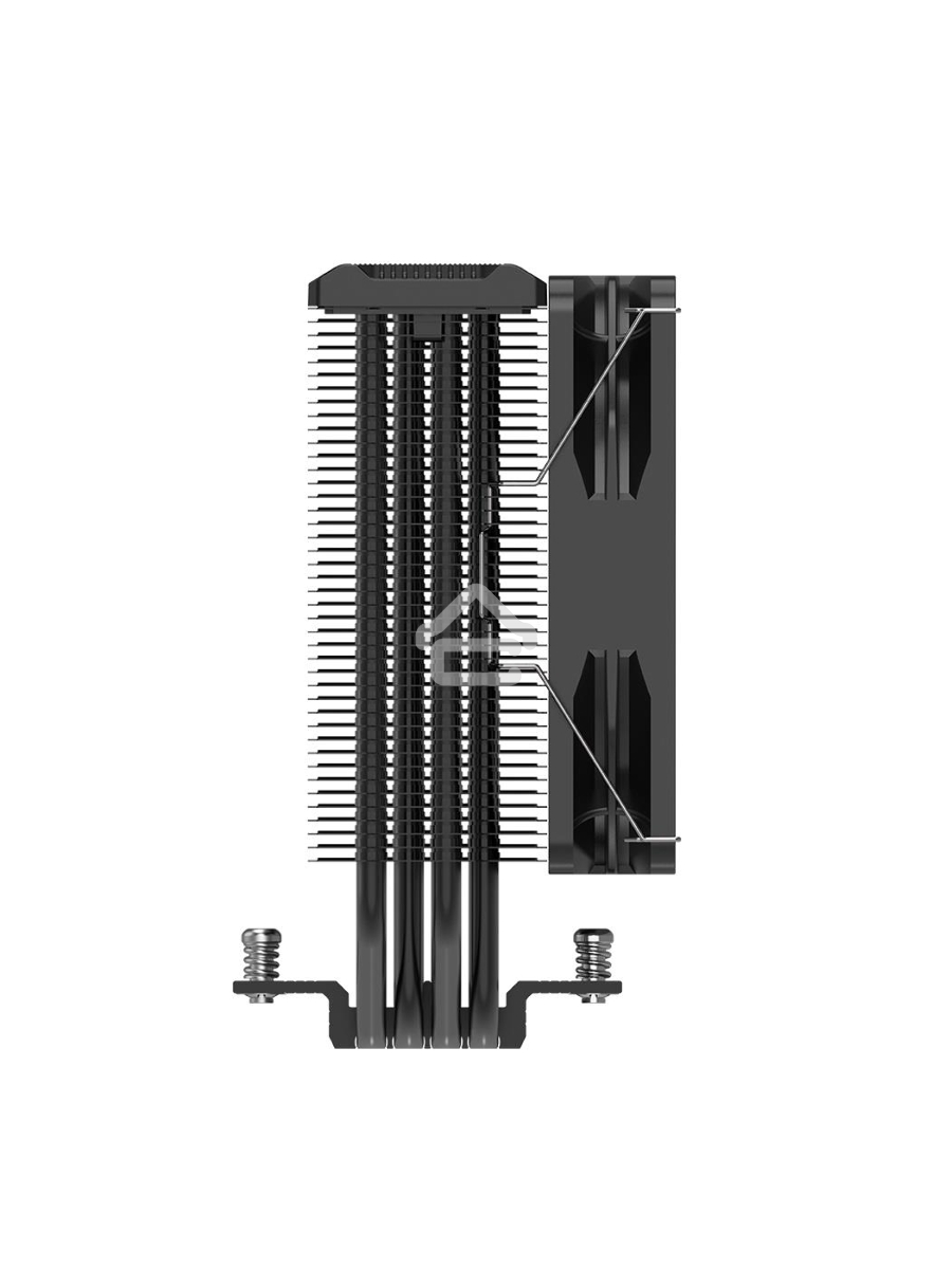 Кулер PCCooler Paladin EX400 черный 120мм алюминий+медь 1800rpm 28.6db 4-pin 180W 157мм