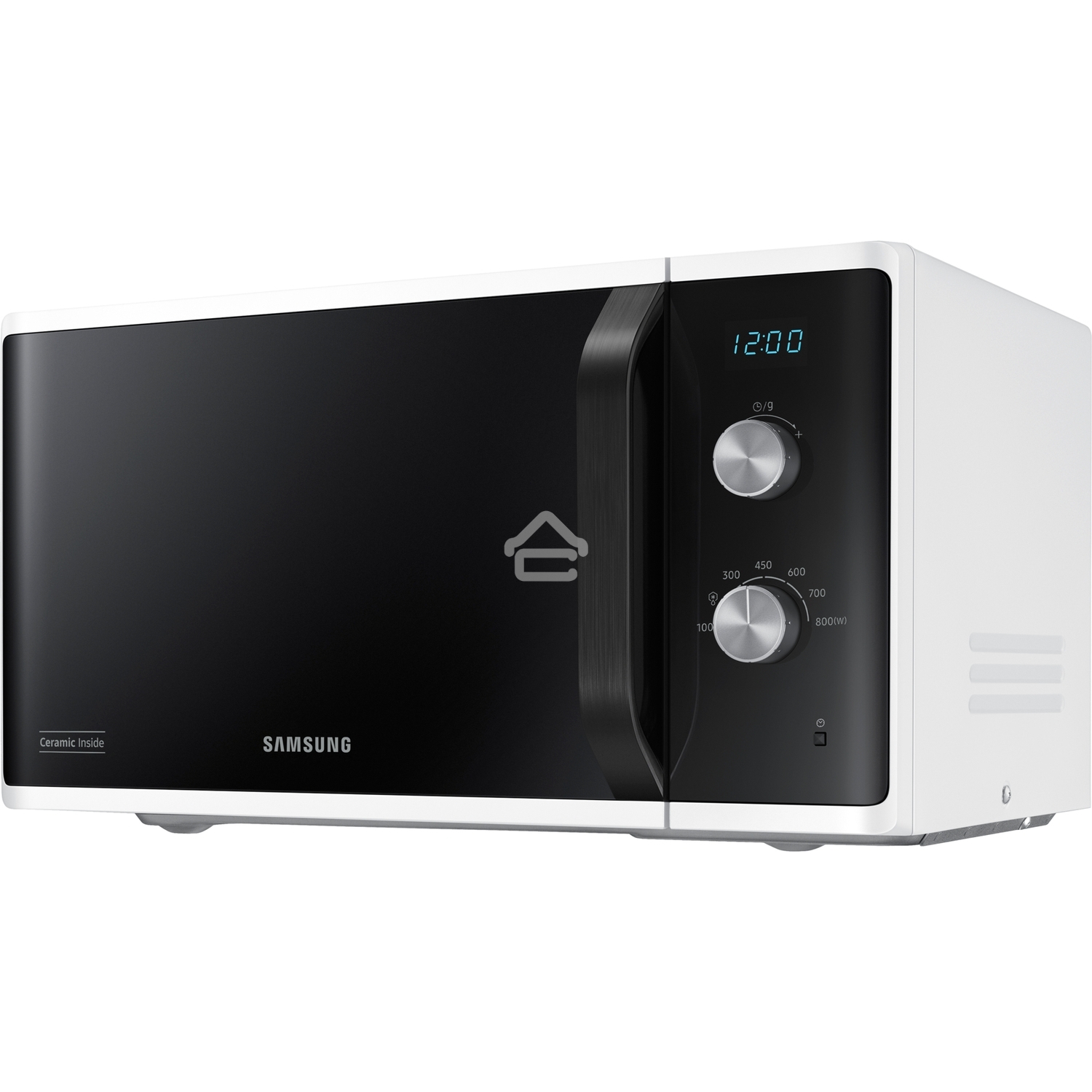 Микроволновая печь Samsung MS23K3614AW белый, 23 л, 800 Вт, переключатели - поворотный механизм