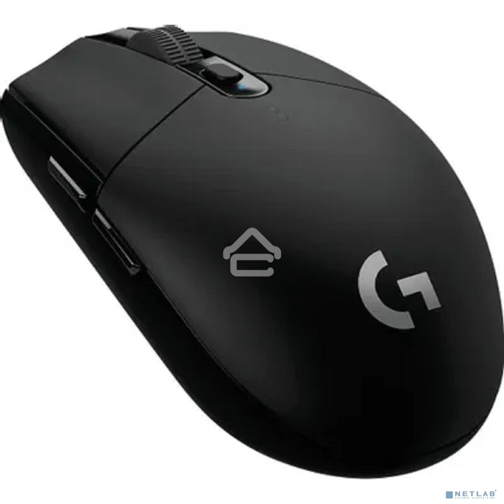 Мышь беспроводная Logitech G304 Lightspeed черный, 12000 dpi, радиоканал, USB, кнопки - 6
