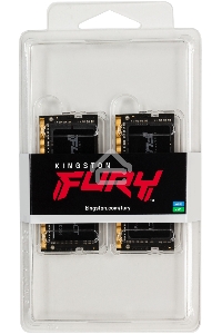 Оперативная память Kingston Fury Impact, DDR4, 64GB (2x32GB), 3200MHz, CL20, SO-DIMM