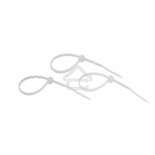 Хомут-стяжкa нeйлонoвая Rexant 100x2,5 мм, белая, упаковка 25 шт.