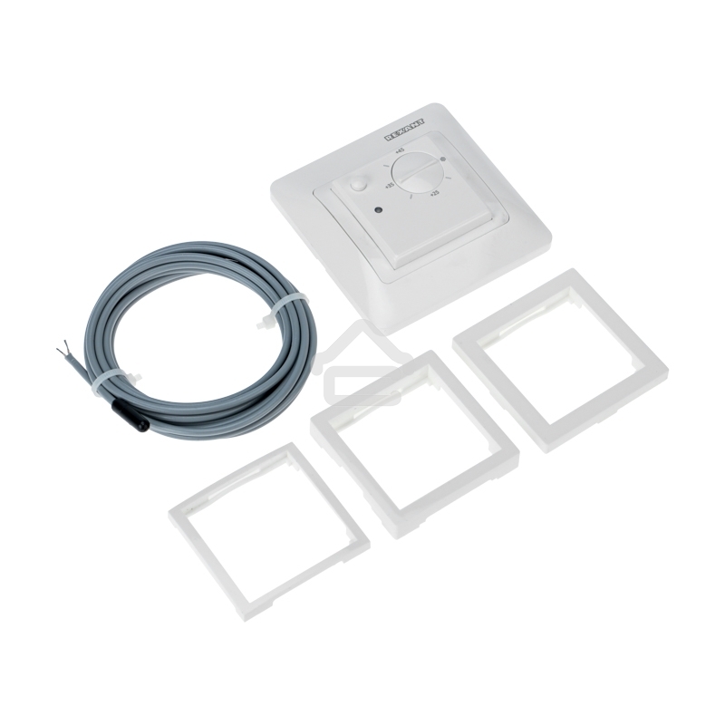 Терморегулятор механическийRX-308G (белый) (совместим с Schneider серии Glossa) Rexant