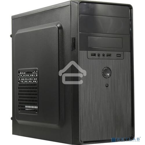Компьютерный корпус Minitower ExeGate EX286425RUS BA-309-400W-8 (mATX, БП AA400 с вент. 8см, 2*USB, HD аудио, черный)
