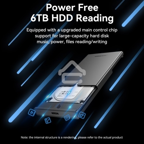 Внешний корпус Vention для HDD/SSD 2.5