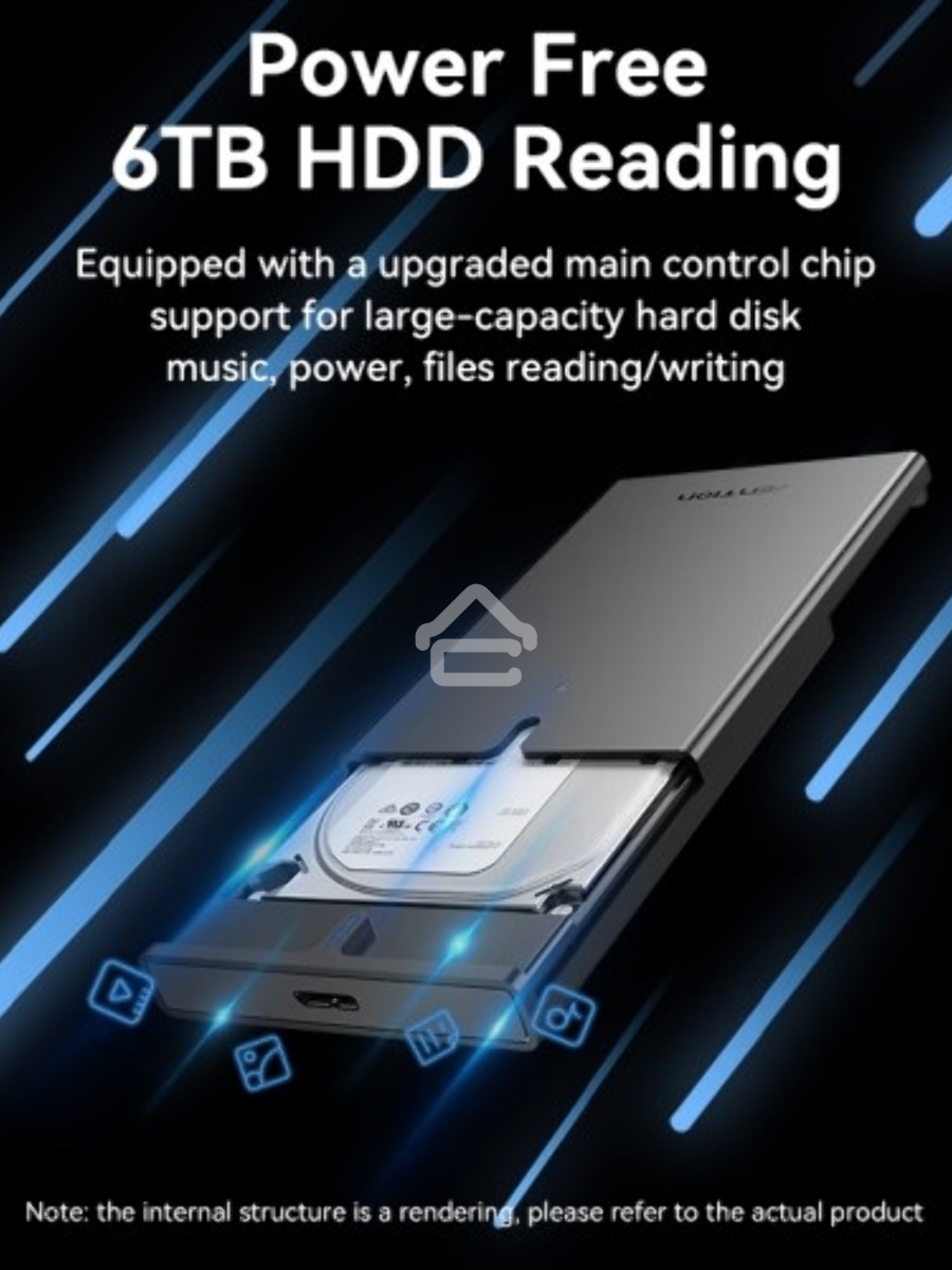Внешний корпус Vention для HDD/SSD 2.5