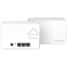 Домашняя Mesh Wi‑Fi система AX3000 Whole Home Mesh Wi-Fi 6 SystemSPEED: 574 Mbps at 2.4 GHz + 2402 Mbps at 5 GHzSPEC: Internal Antennas, 3× Gigabit Ports per Unit (WAN/LAN auto-sensing), 1024-QAM, OFDMA, HE160FEATURE: MERCUSYS APP, Router/AP Mode, One Uni