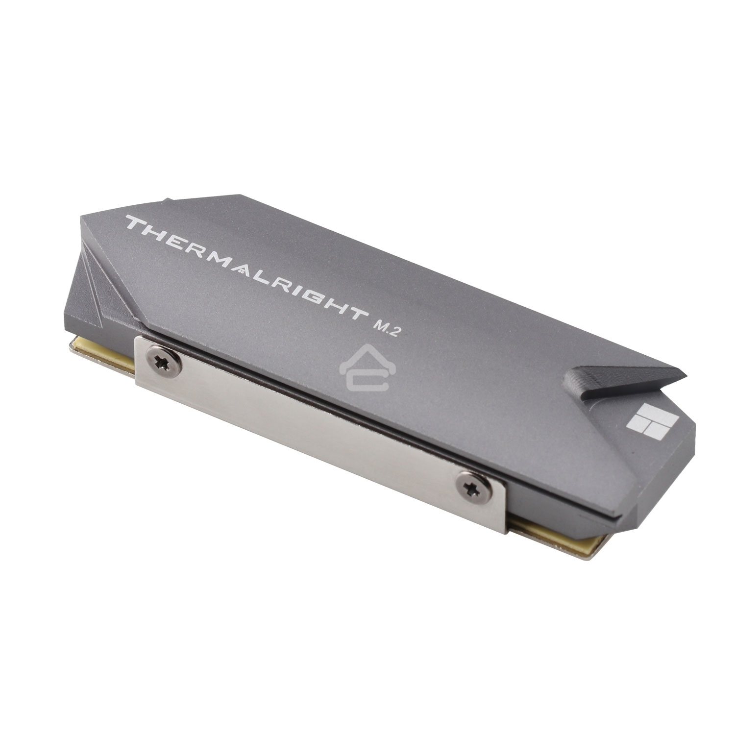 Радиатор для M.2 SSD Thermalright 2280, 75x23х12 мм, серый (002189)
