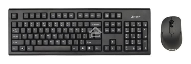Комплект (клавиатура и мышь) A4Tech 7100N