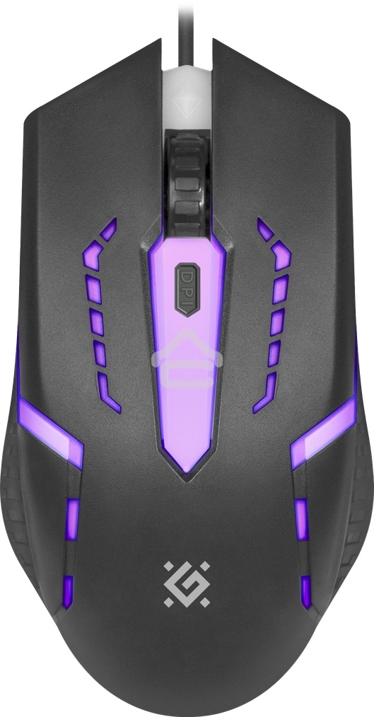 Мышь проводная Defender Flash MB-600L черный, 1200 dpi, USB, кнопки - 4