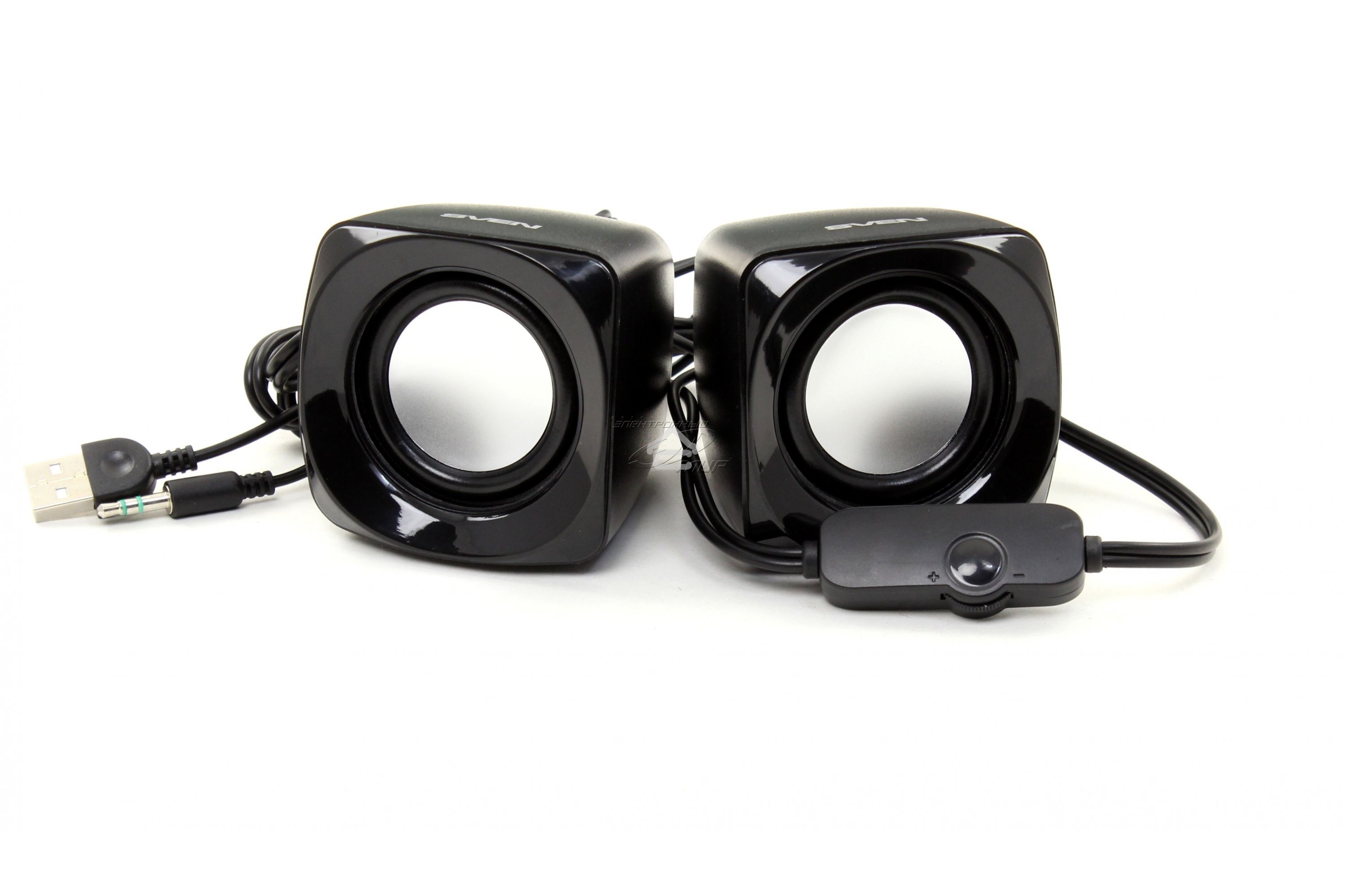 Акустическая система Sven 120 2.0 черный 5Вт