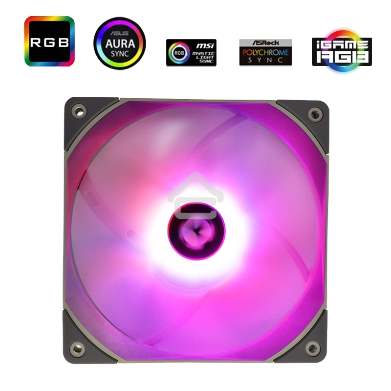 Вентилятор для корпуса Thermalright TL-C14L RGB черный, 140 мм, 1500 об/мин, 26.6 дБ, 4 pin