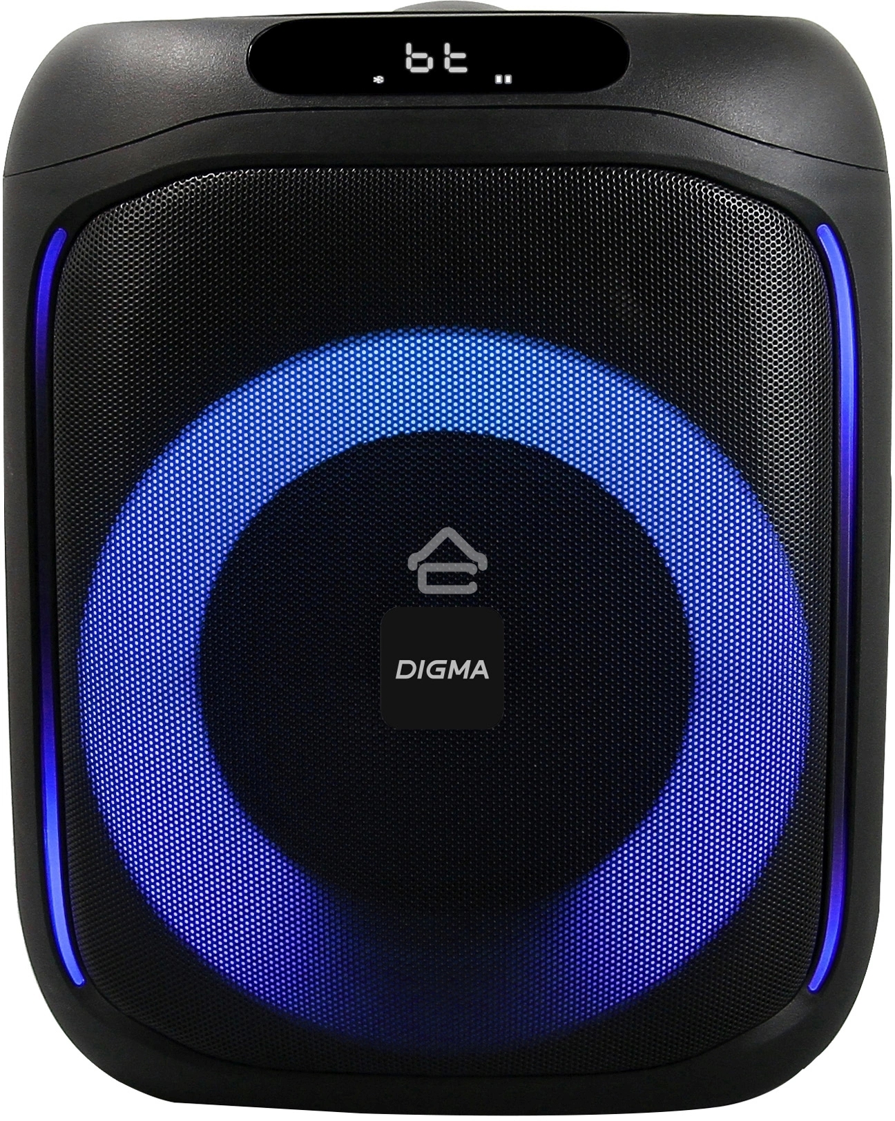 Минисистема Digma D-MC1700 черный 30Вт FM USB BT micro SD