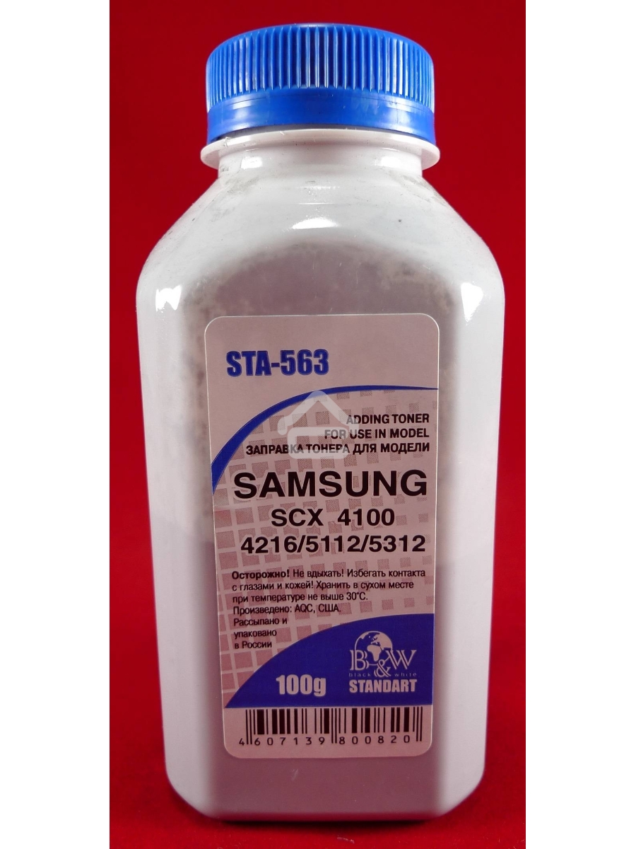 Тонер SAMSUNG ML-216x SCX 320x/340x/4100/4200/4220/4300 (фл, 100г) B&W Standart фас России