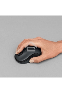 Мышь беспроводная Logitech M220 SILENT черный, 1000 dpi, радиоканал, USB, кнопки - 3