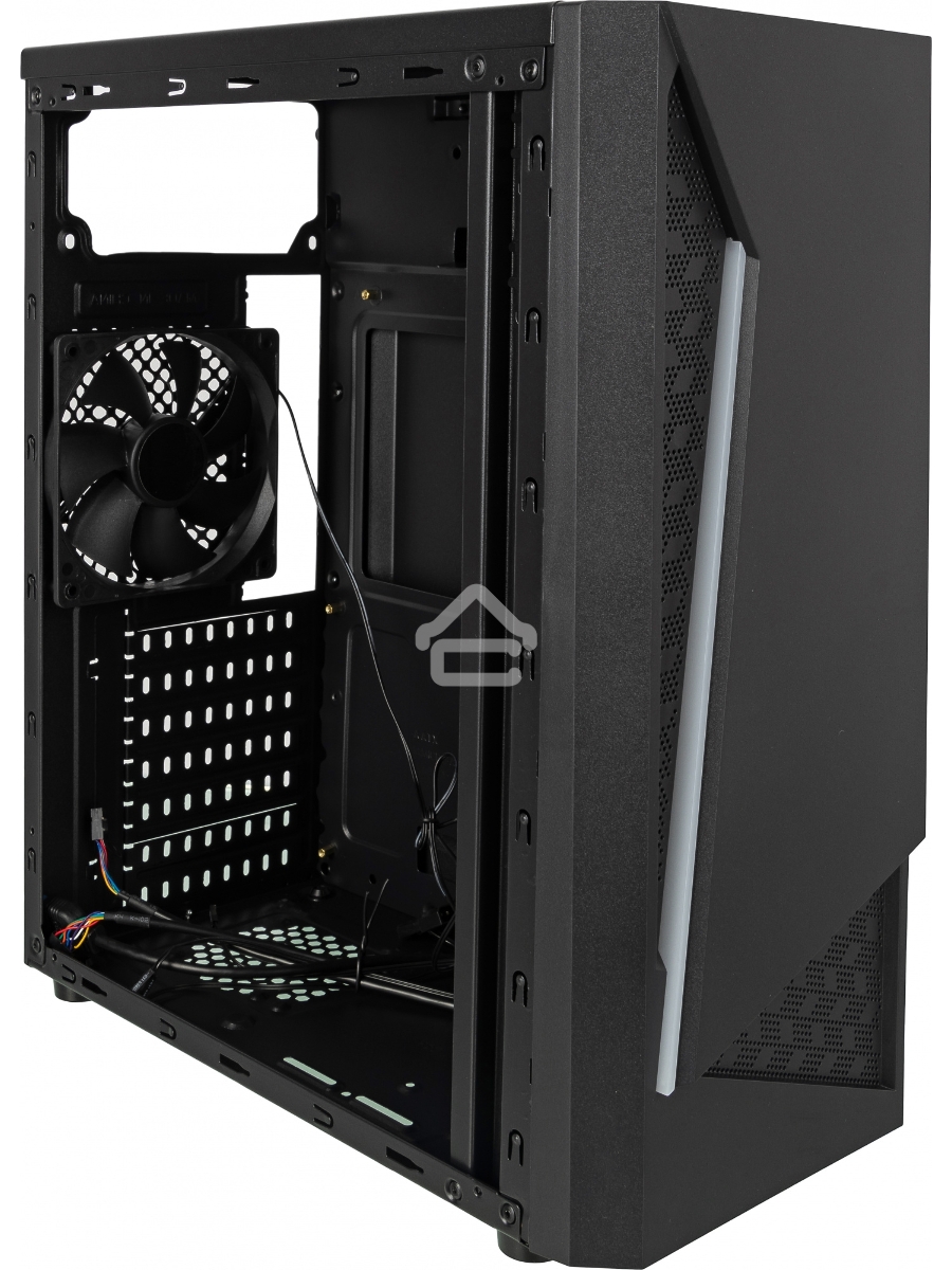 Компьютерный корпус Accord ACC-CL295RGB черный без БП ATX 4x120mm 2xUSB2.0 1xUSB3.0 audio
