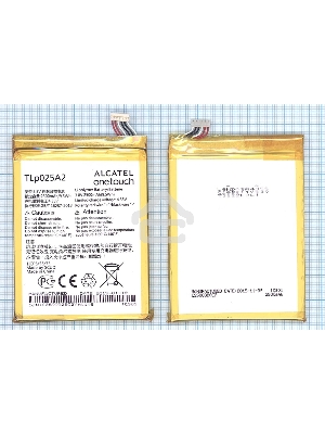 Аккумуляторная батарея TLp025A2 для Alcatel One Touch 6040, 6043, 7047, 8000, 8008