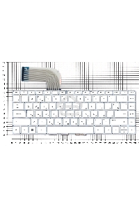 Клавиатура для ноутбука HP Pavilion 14-V белый