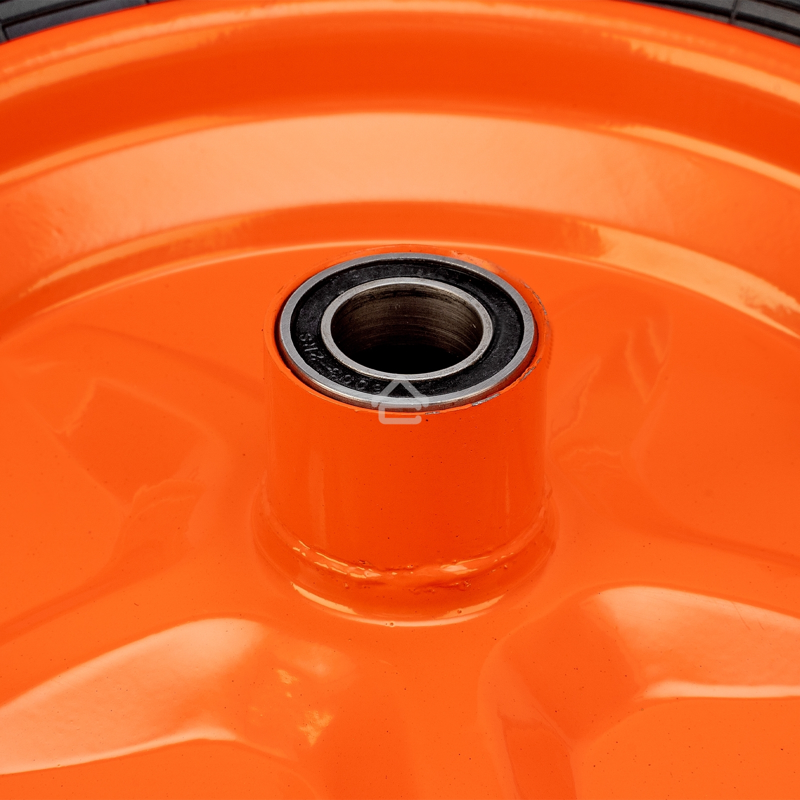 Колесо пневм. Palisad усилен. шина 8PR, 4.00-8 D400мм, подш. внут. диам. 20мм, длина оси 90мм