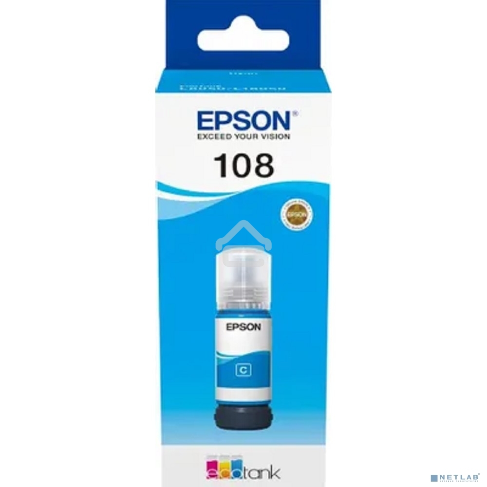 Контейнер с голубыми чернилами Epson C13T09C24A