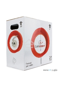 Кабель FPC Cablexpert UPC-5004E-SOL кат.5e CCA однож. 305м pullbox, серый