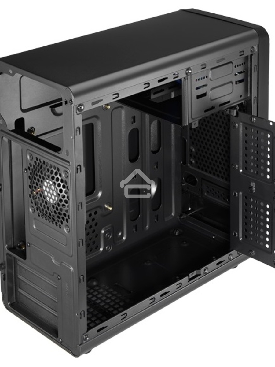 Корпус Aerocool / Formula Qs-182 черный без БП mATX 2x120mm 2xUSB2.0 1xUSB3.0 audio