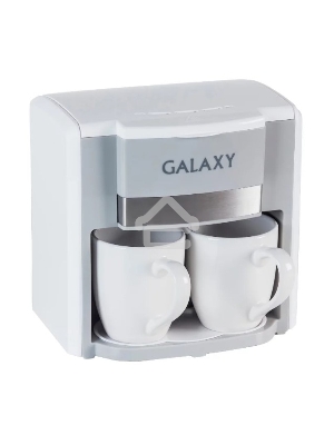 Кофеварка капельная Galaxy Line GL 0708 белый, исп. кофе - молотый, 0,3 л, 750 Вт.