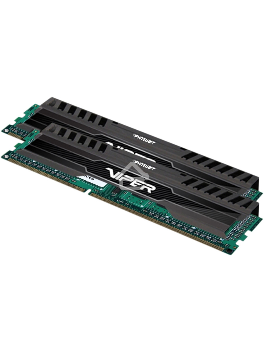 Оперативная память Patriot Viper 3, DDR3, 16GB (2x8 GB), 1600 MHz, CL10, DIMM, радиатор, черный