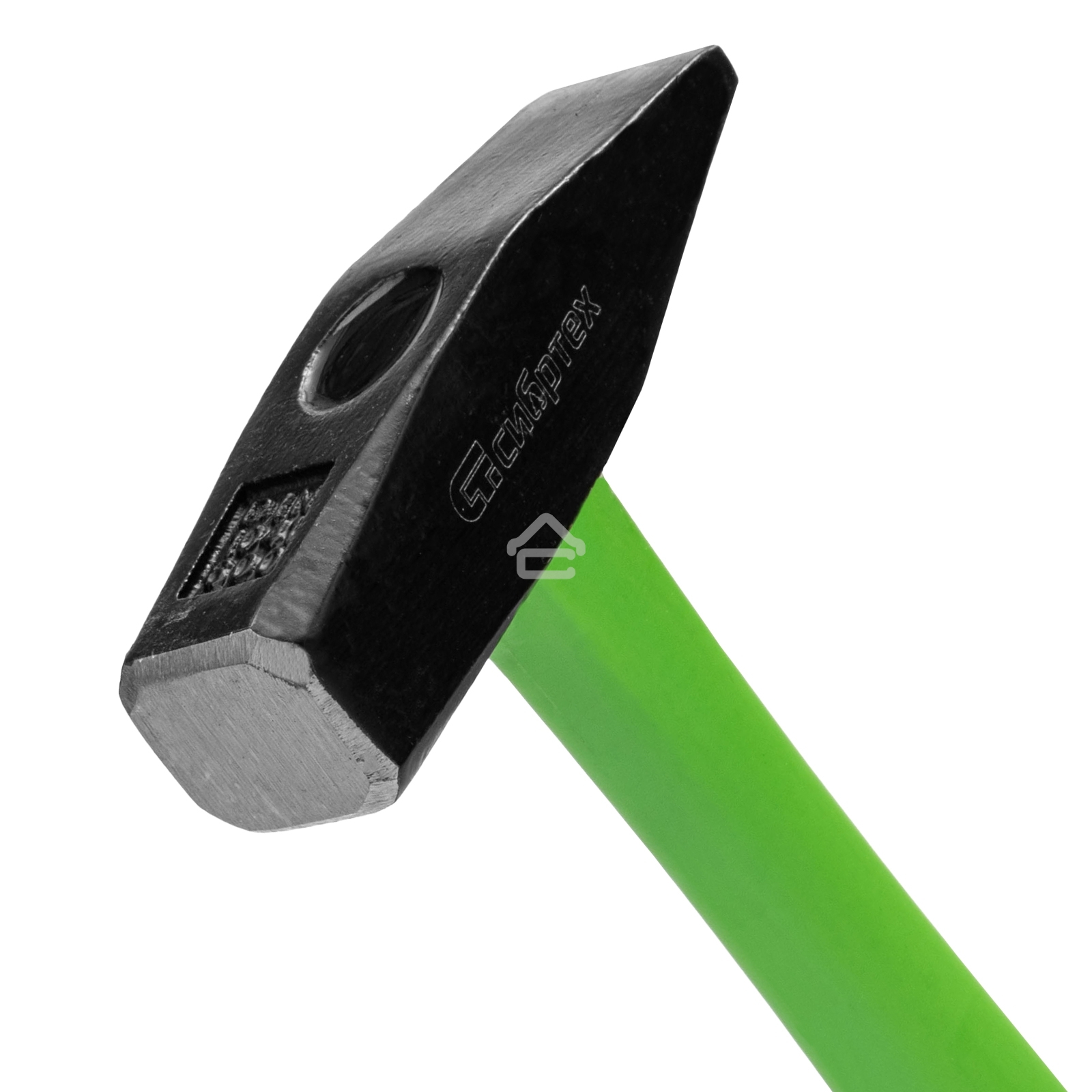 Молоток слесарный Сибртех, 600 г, фибергласовая обрезиненная рукоятка