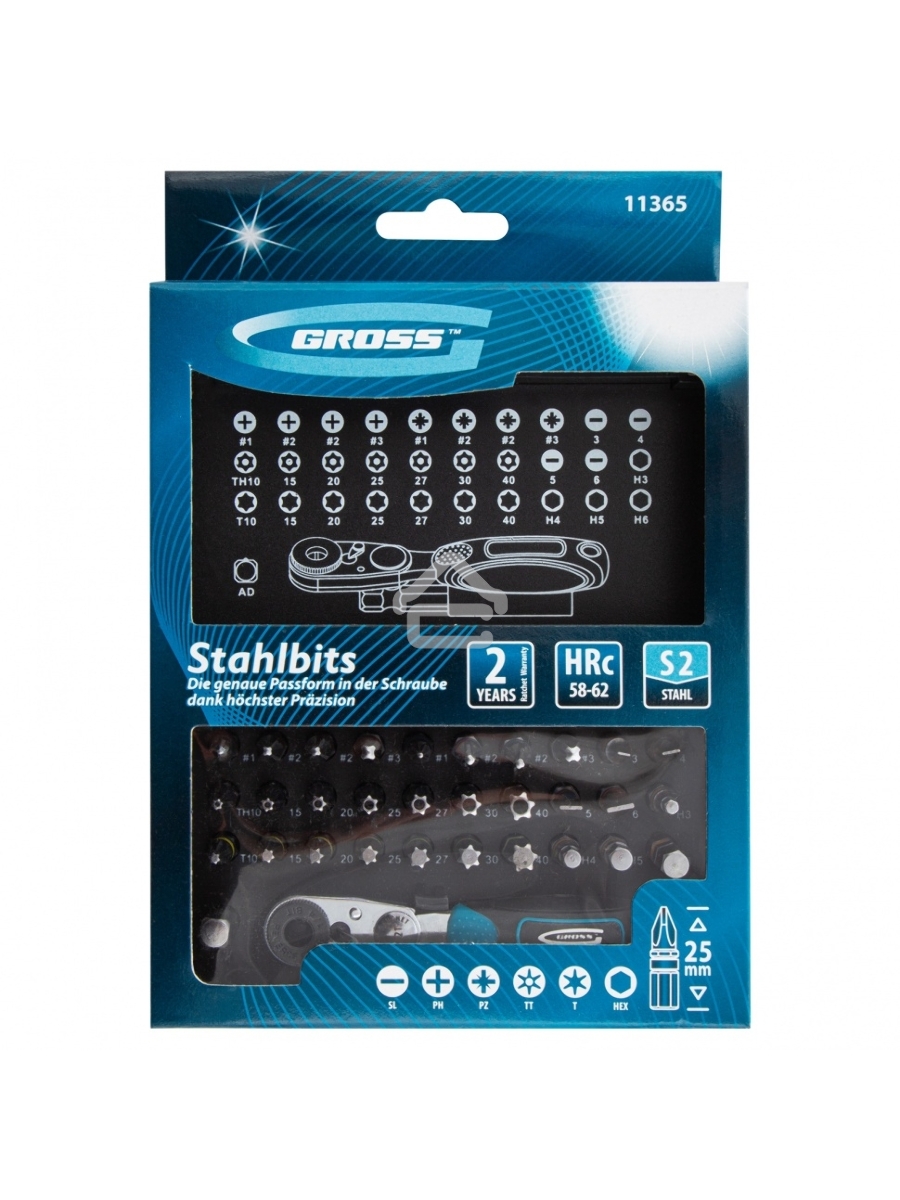 Набор бит GROSS 11365 1-4