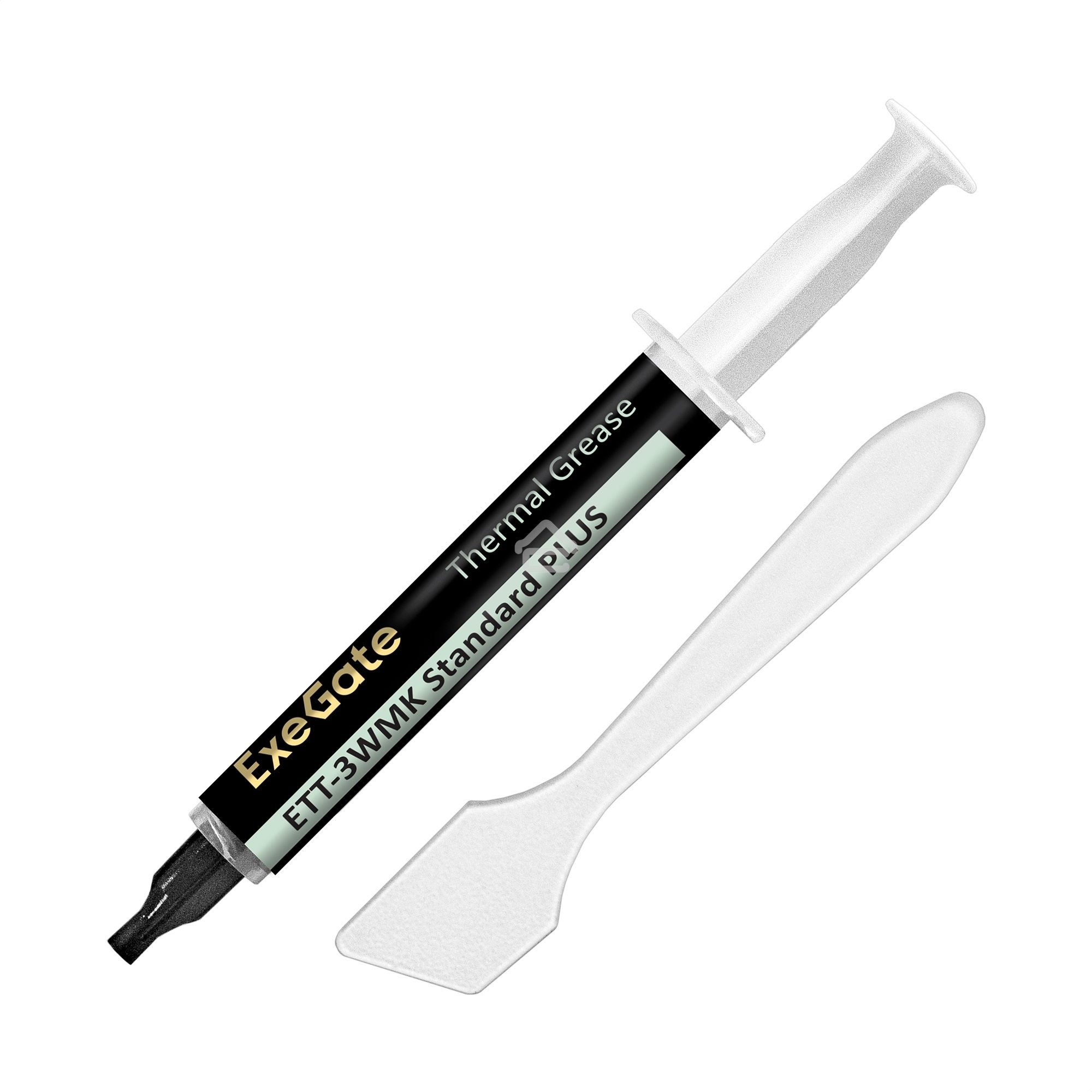 Термопаста ExeGate ETТ-3WMK Standard PLUS (3,2 Вт/(м•К), 3г, шприц с лопаткой)