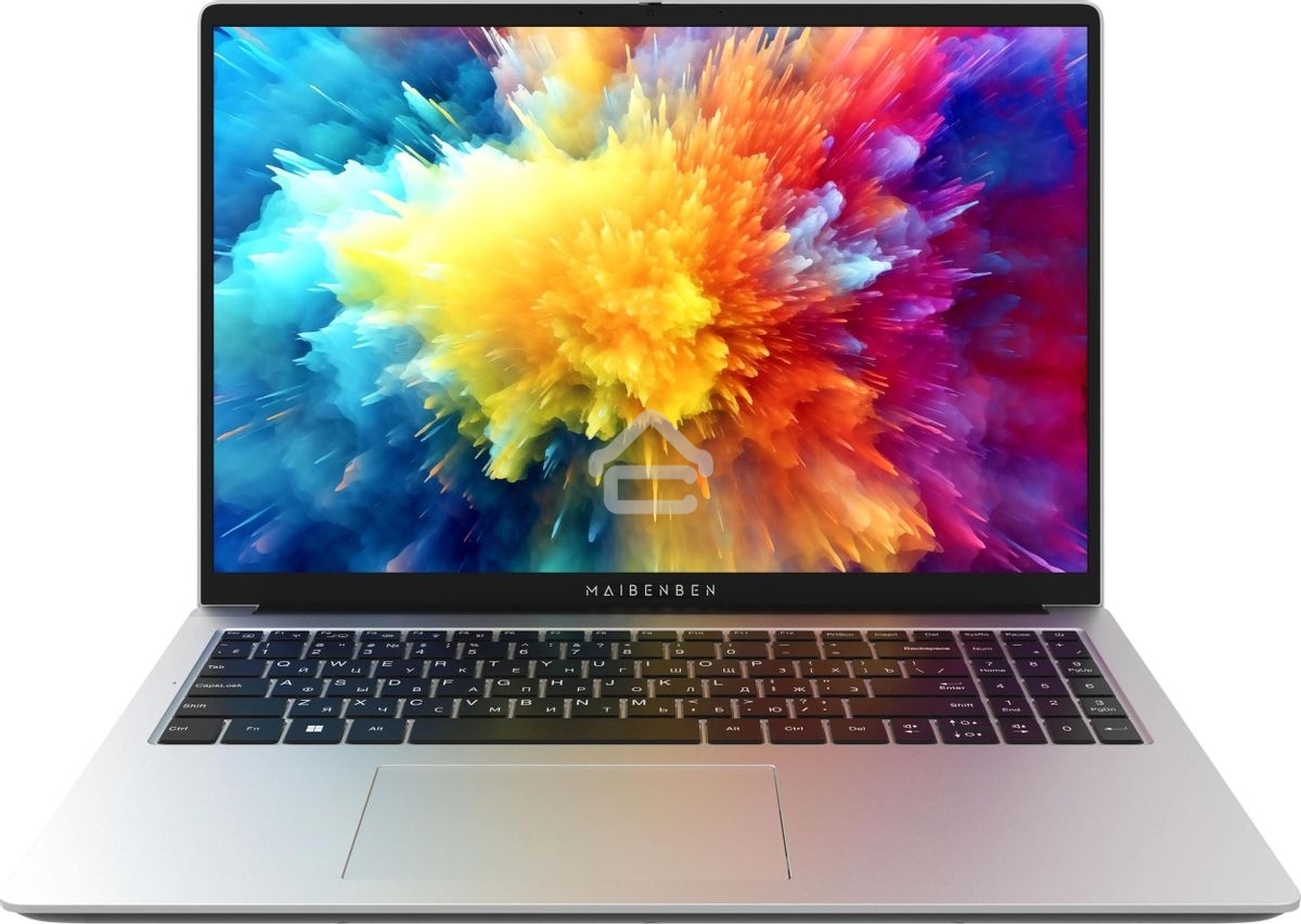 Ноутбук MAIBENBEN Medio M653 Ryzen 3 5400U 8Gb SSD 512Gb AMD Radeon Graphics 16 WUXGA IPS Cam 45.6Вт*ч Linux Серебристый M6531SB0LSRE0