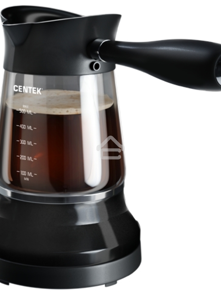 Электрическая турка Centek CT-1096 черный, 0.5 л, 480 Вт.