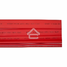 Термоусаживаемая трубка клеевая Rexant 12,0/4,0 мм, красная, упаковка 10 шт. по 1 м