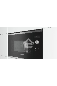 Микроволновая печь встраиваемая Bosch BFL524MS0 нержавеющая сталь, 20 л, 800 Вт, переключатели - поворотный механизм/сенсор