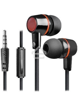 Наушники Defender Pulse 428 черный  вставки