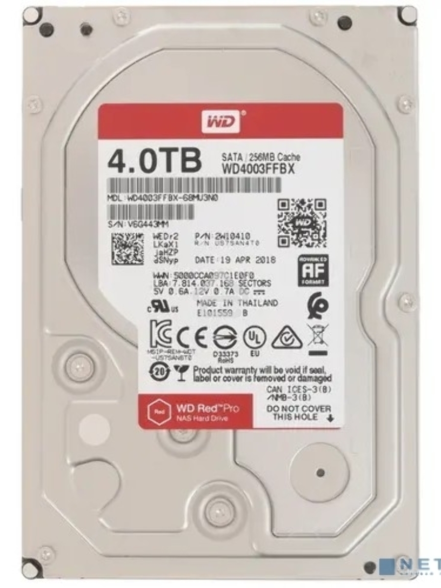 Жесткий диск WD Red Pro WD4003FFBX 4ТБ 3,5