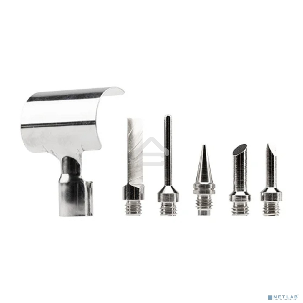 Паяльник Rexant газовый с пьезоподжигом, 17 мл, 11 предметов