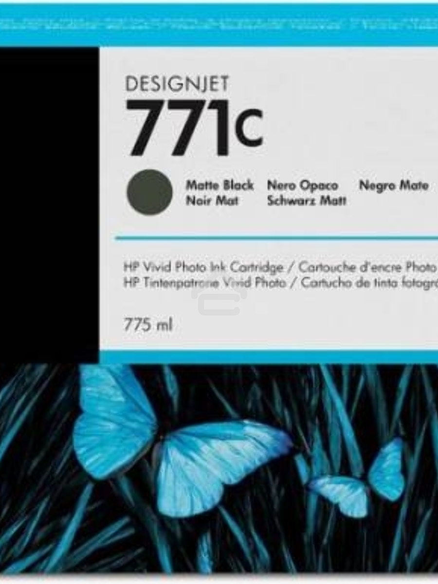 Картридж струйный HP №771C B6Y07A черный матовый для HP DJ Z6200 (775мл)