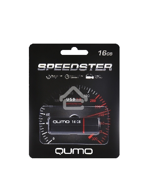 Флеш диск USB 3.0 QUMO 16GB Speedster QM16GUD3-SP-black