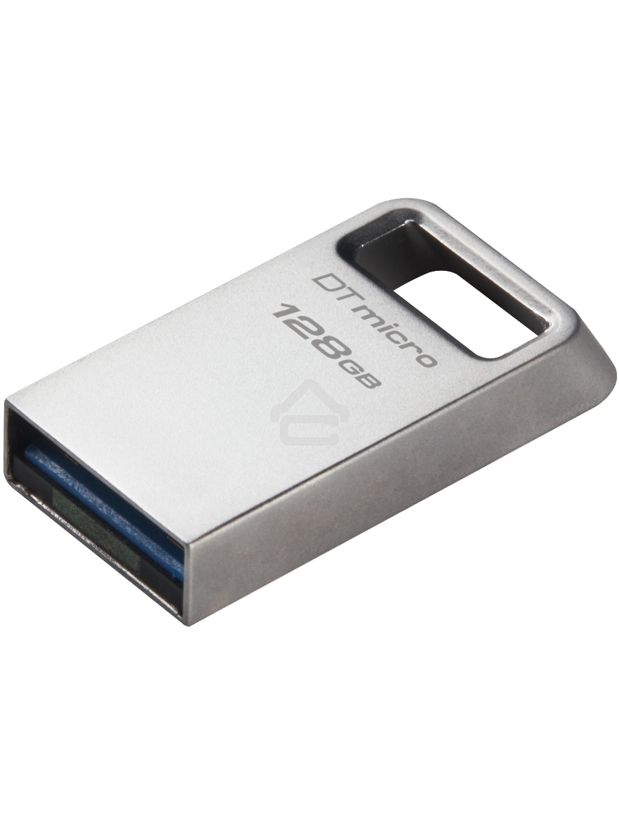 Флеш диск Kingston 128Gb DataTraveler Micro DTMC3G2/128GB USB3.0 серебристый