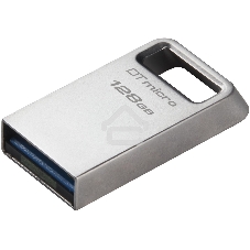 Флешка USB Kingston 128Gb DataTraveler Micro DTMC3G2/128Gb USB 3.0 серебристый