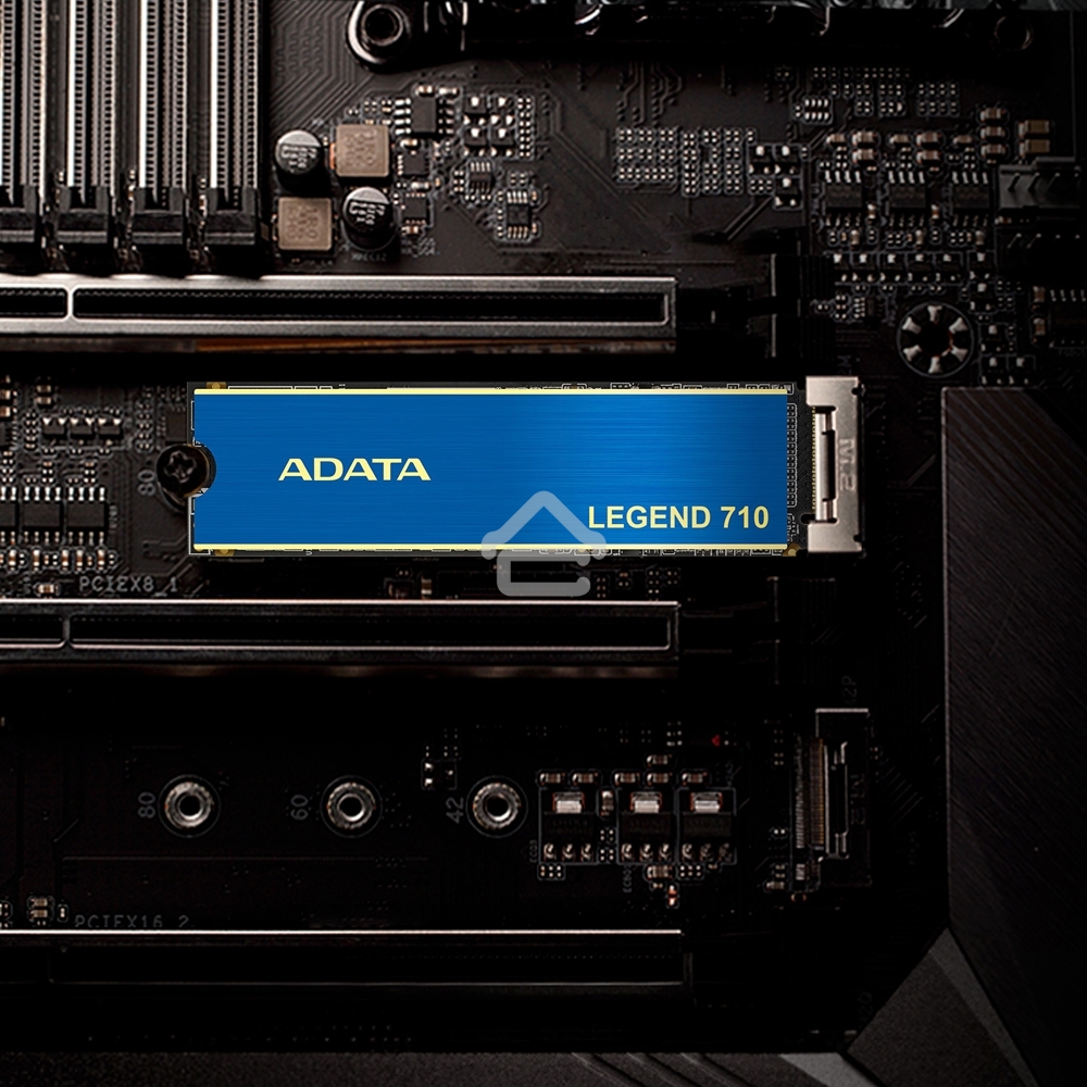 Накопитель SSD ADATA LEGEND 710, 1Tb, PCIe 3.0 x4, M.2 2280, NVMe, R/W 2400/1800, с радиатором
