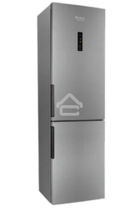 Холодильник Hotpoint HT 7201I MX O3 нержавеющая сталь двухкамерный 239/83 л морозилка снизу, No Frost