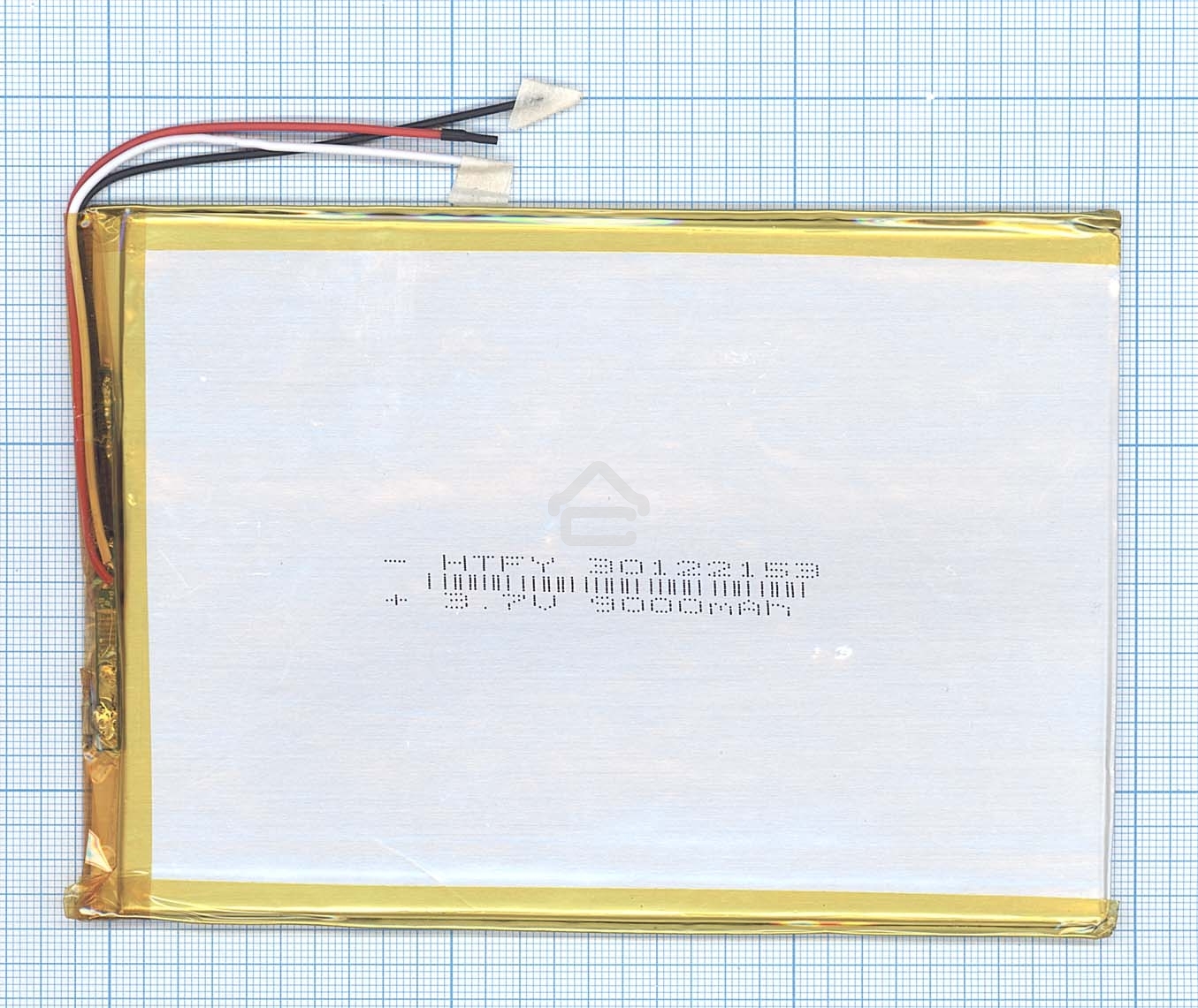 Аккумулятор Li-Pol (батарея) 3*122*153мм 3pin 3.7V/9000mAh