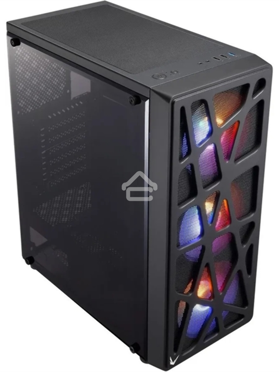 Компьютерный корпус Aerocool / Formula MANA черный без БП ATX 6x120mm 2xUSB2.0 1xUSB3.0 audio bott PSU