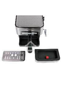 Кофеварка рожковая Endever Costa-1065 серебристый, исп. кофе - молотый, 1.6 л, 1000 Вт, 20 бар.