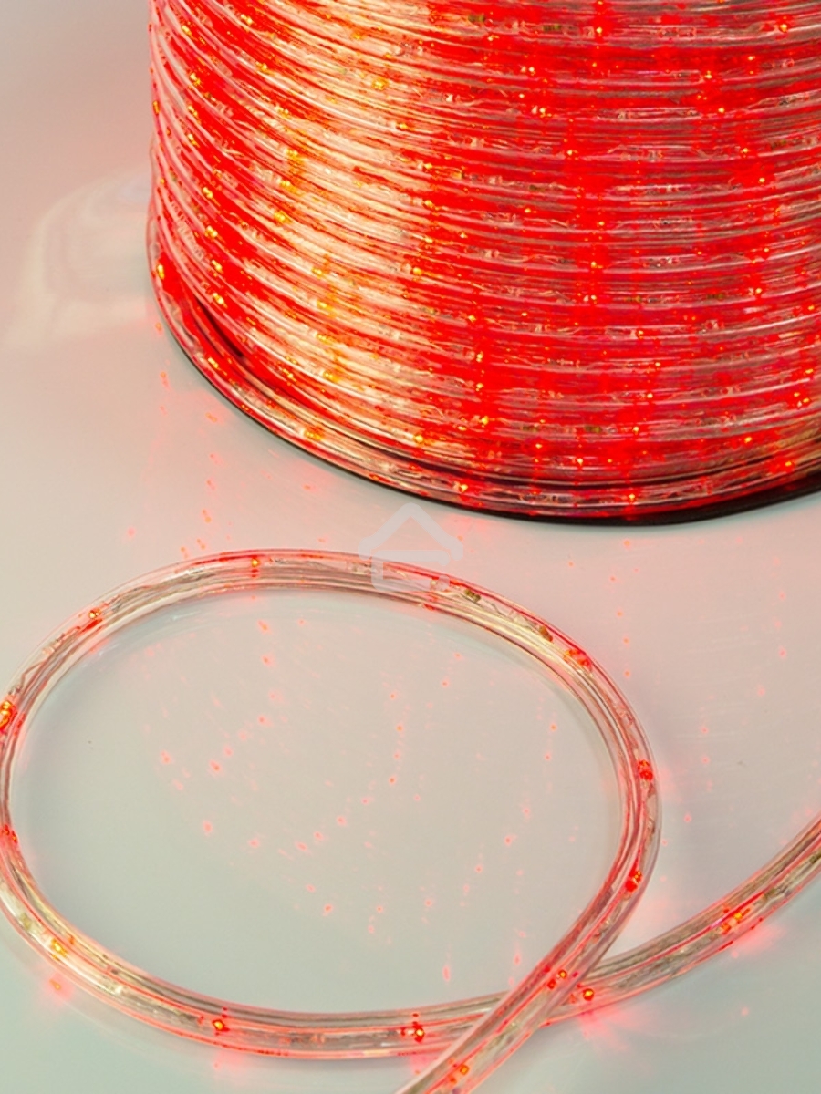 Дюралайт LED, постоянное свечение (2W) - красный, 36 LED/м, бухта 100м Neon-Night